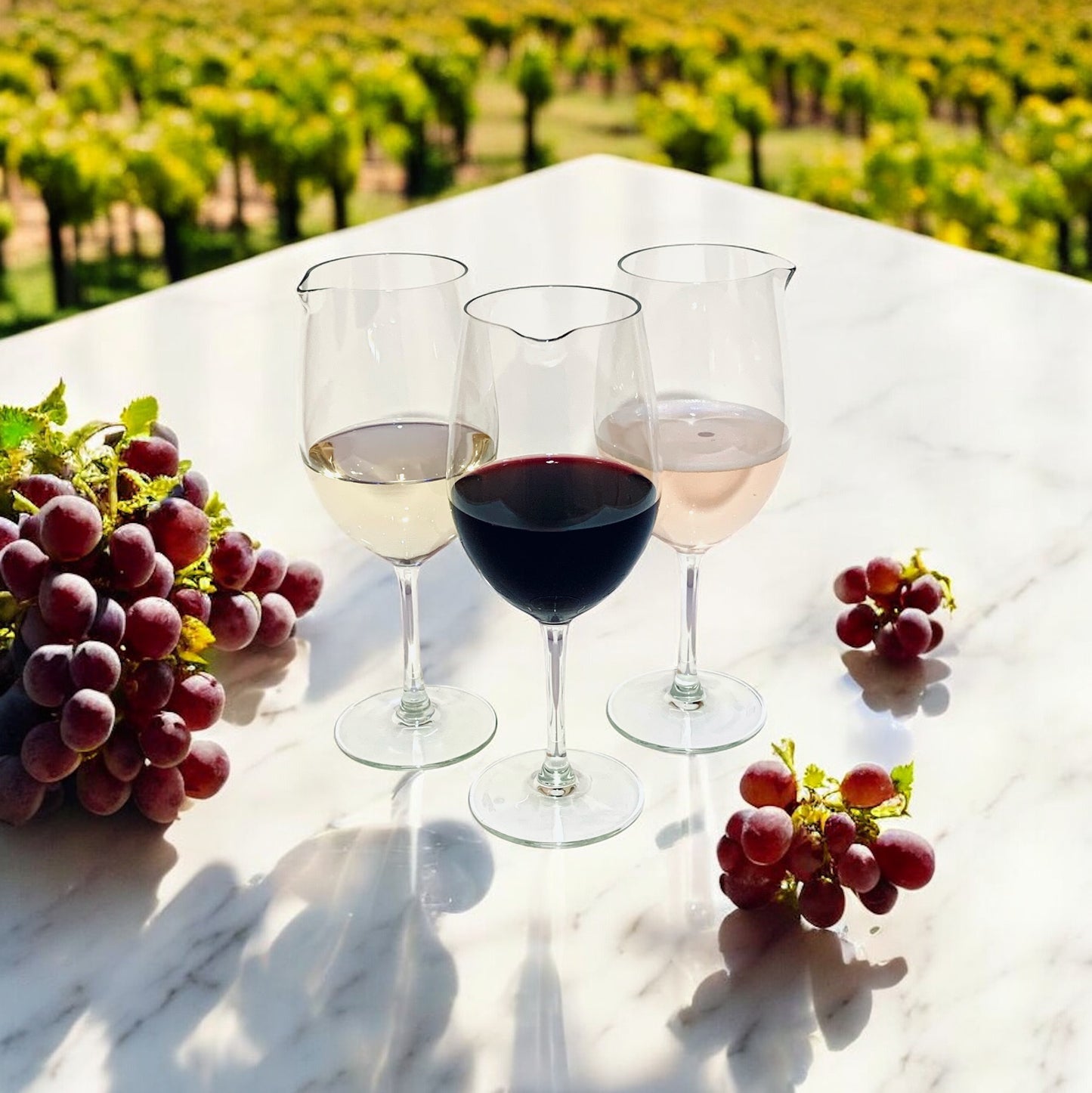 Spout Stemmed Wine Glass
