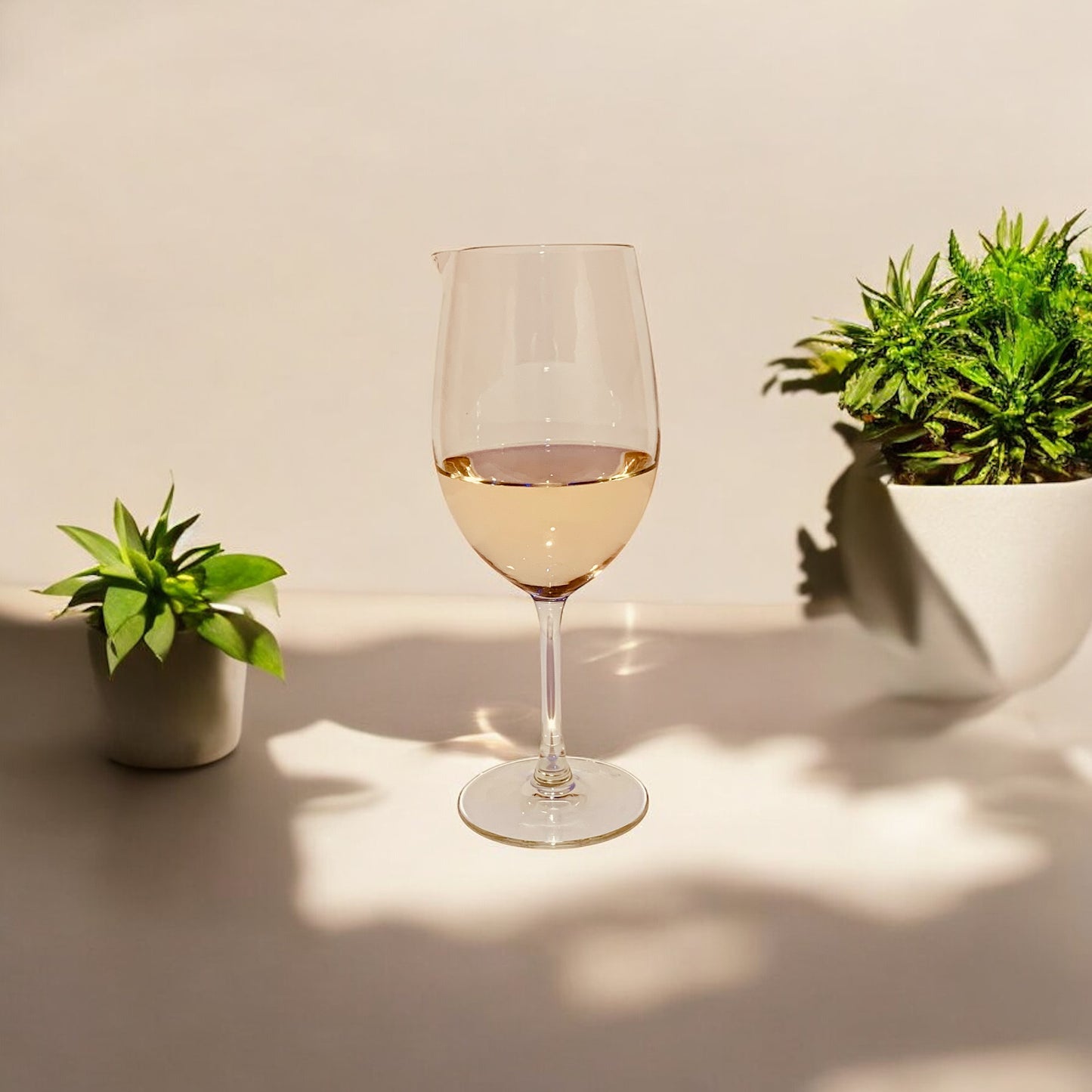 Spout Stemmed Wine Glass
