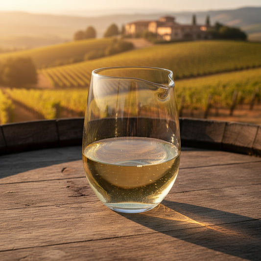 Spout Stemless Wine Glass